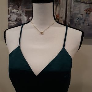 COACH Signature C Paved Gold Necklace